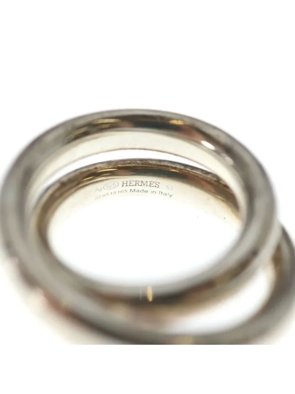 Hermes Vertiges Ring Silver